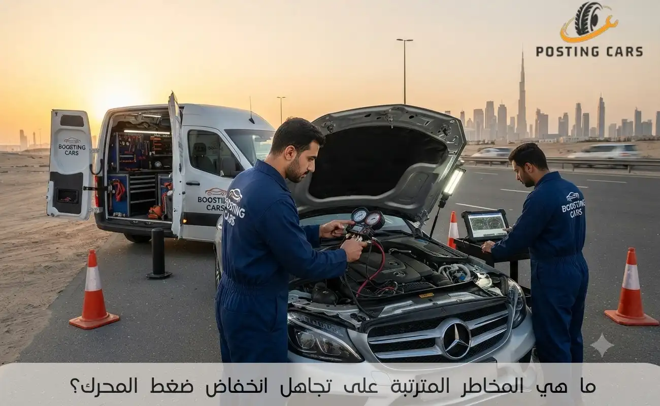 ما هي المخاطر المترتبة على تجاهل انخفاض ضغط المحرك؟