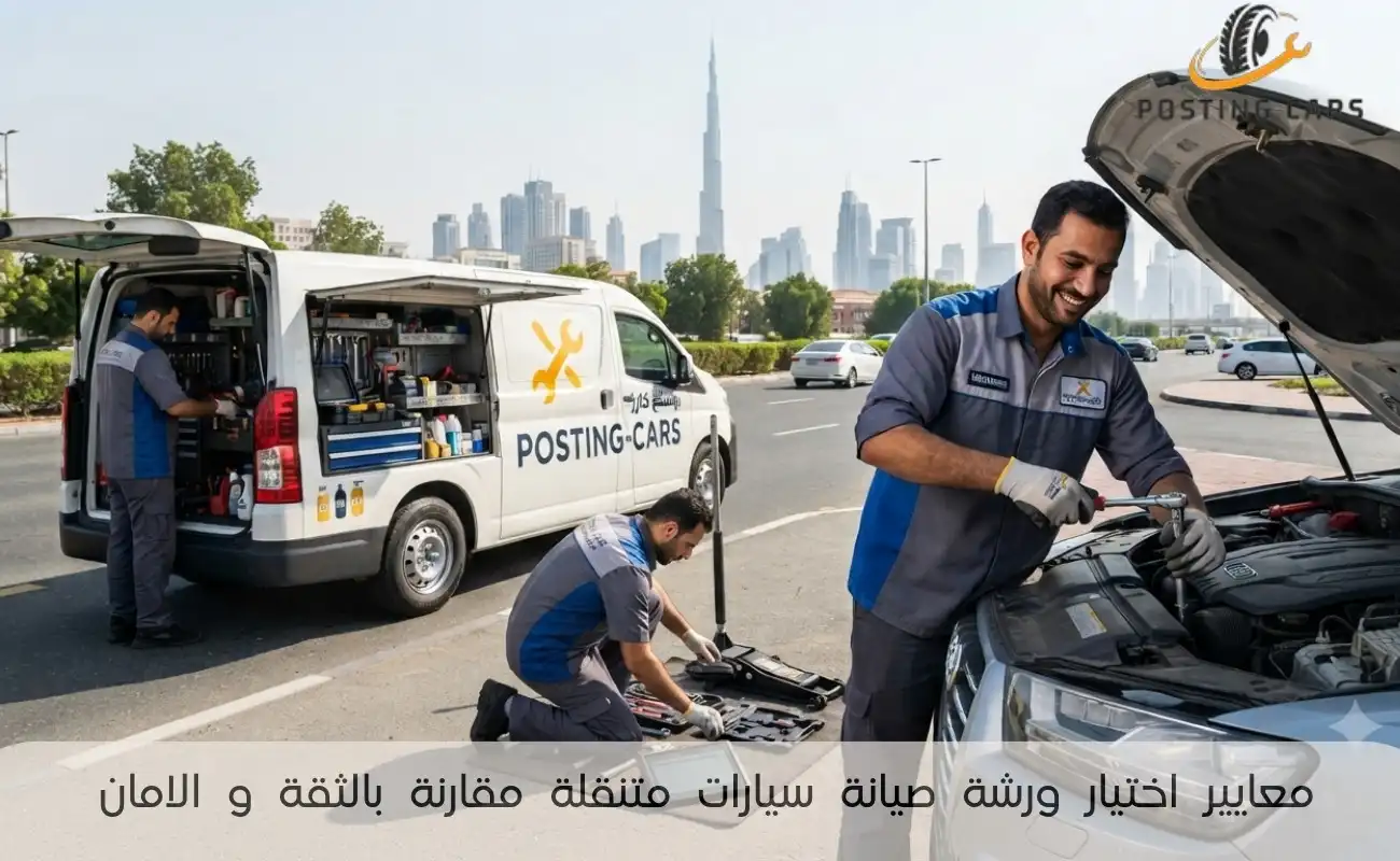 معايير اختيار ورشة صيانة سيارات متنقلة مقارنة بالثقة و الامان
