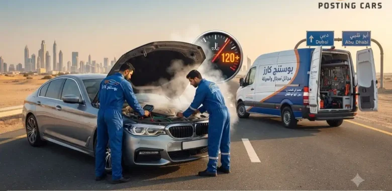 ارتفاع حرارة السيارة بعد 120