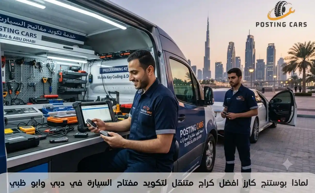 لماذا بوستنج كارز افضل كراج متنقل لتكويد مفتاح السيارة في دبي وابو ظبي