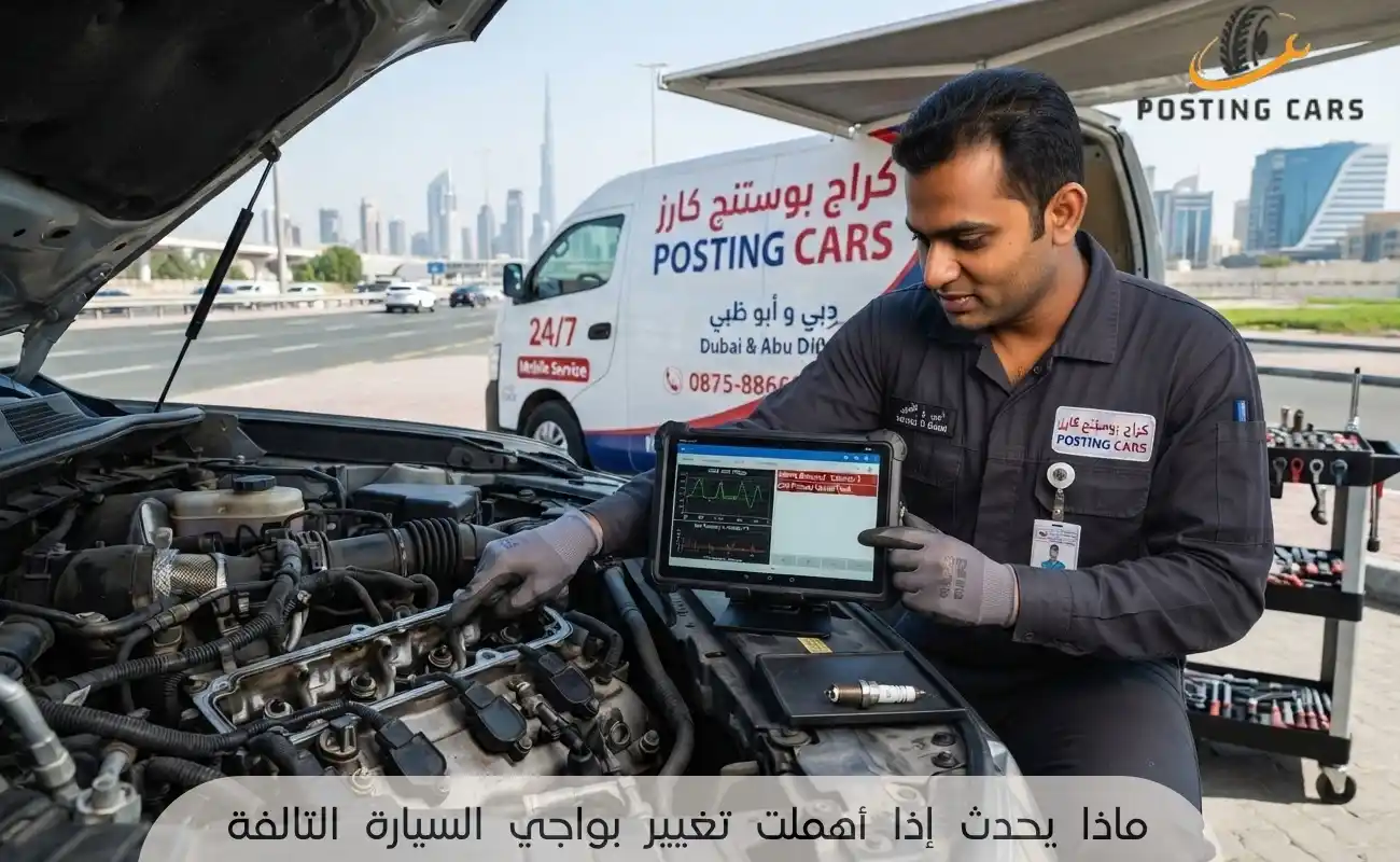 ماذا يحدث إذا أهملت تغيير بواجي السيارة التالفة